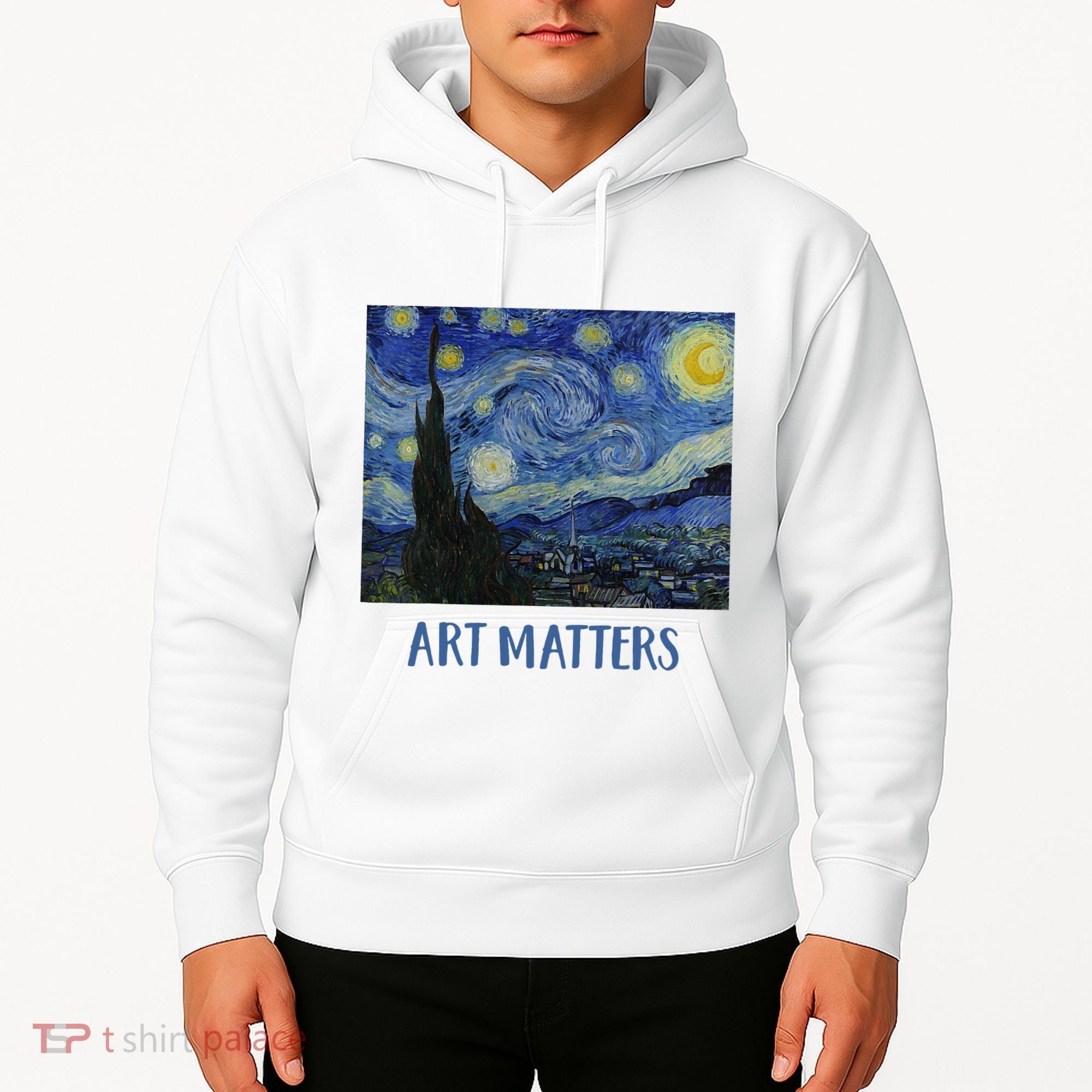 Starry Night By Vincent Van Gogh Art Matters Hoodie