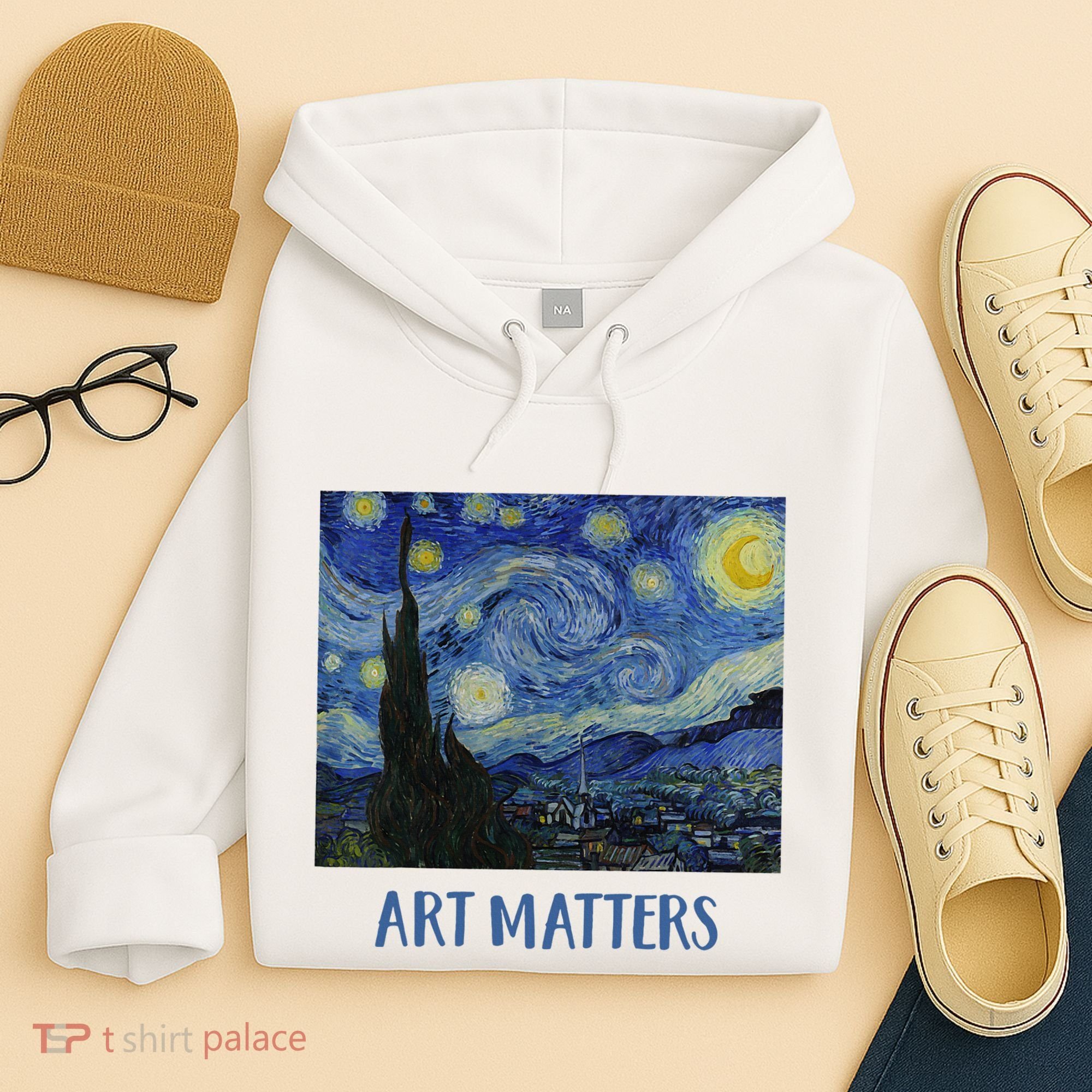 Starry Night By Vincent Van Gogh Art Matters Hoodie