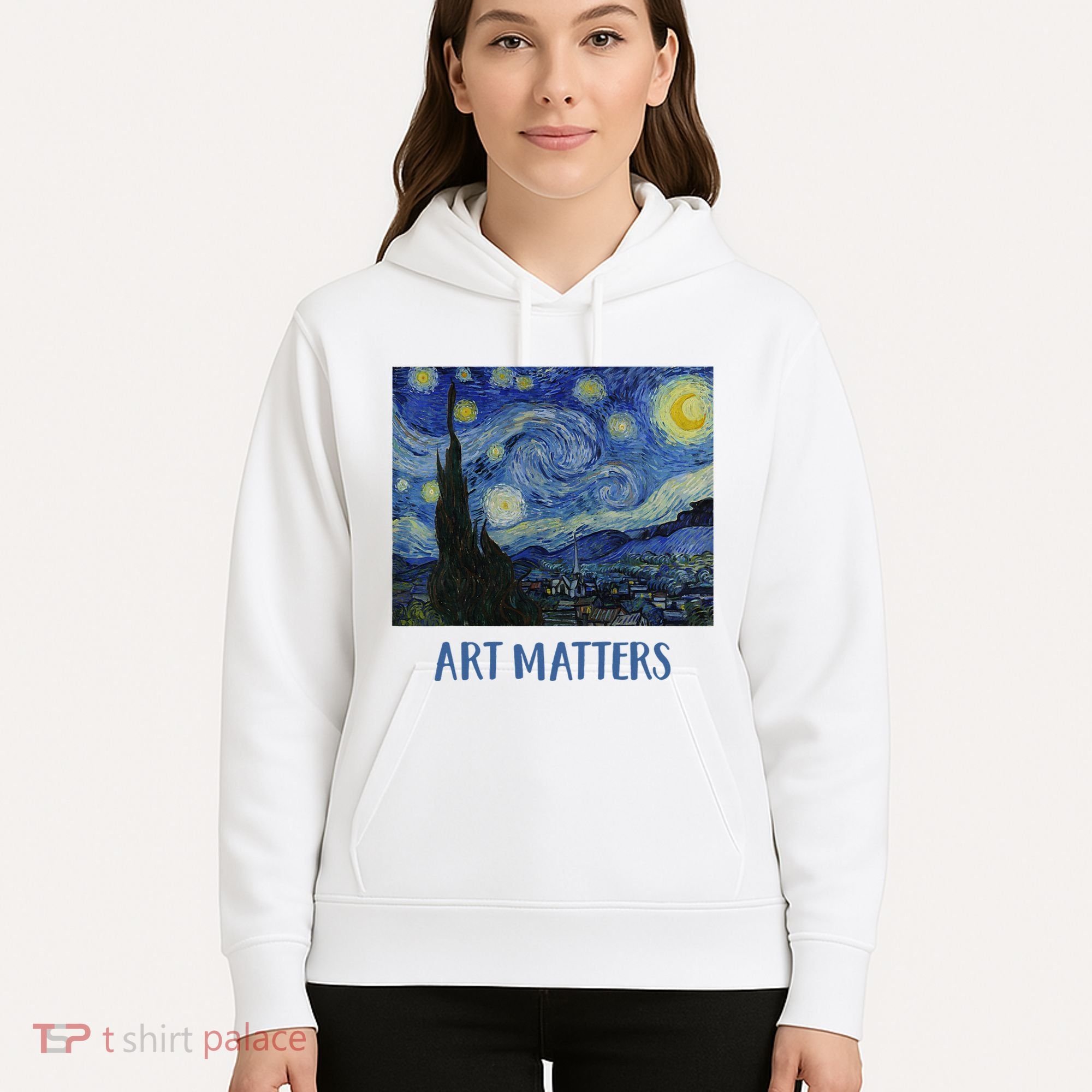 Starry Night By Vincent Van Gogh Art Matters Hoodie