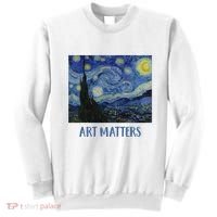 Starry Night By Vincent Van Gogh Art Matters Sweatshirt thumb 0