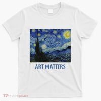 Starry Night By Vincent Van Gogh Art Matters T-Shirt thumb 0