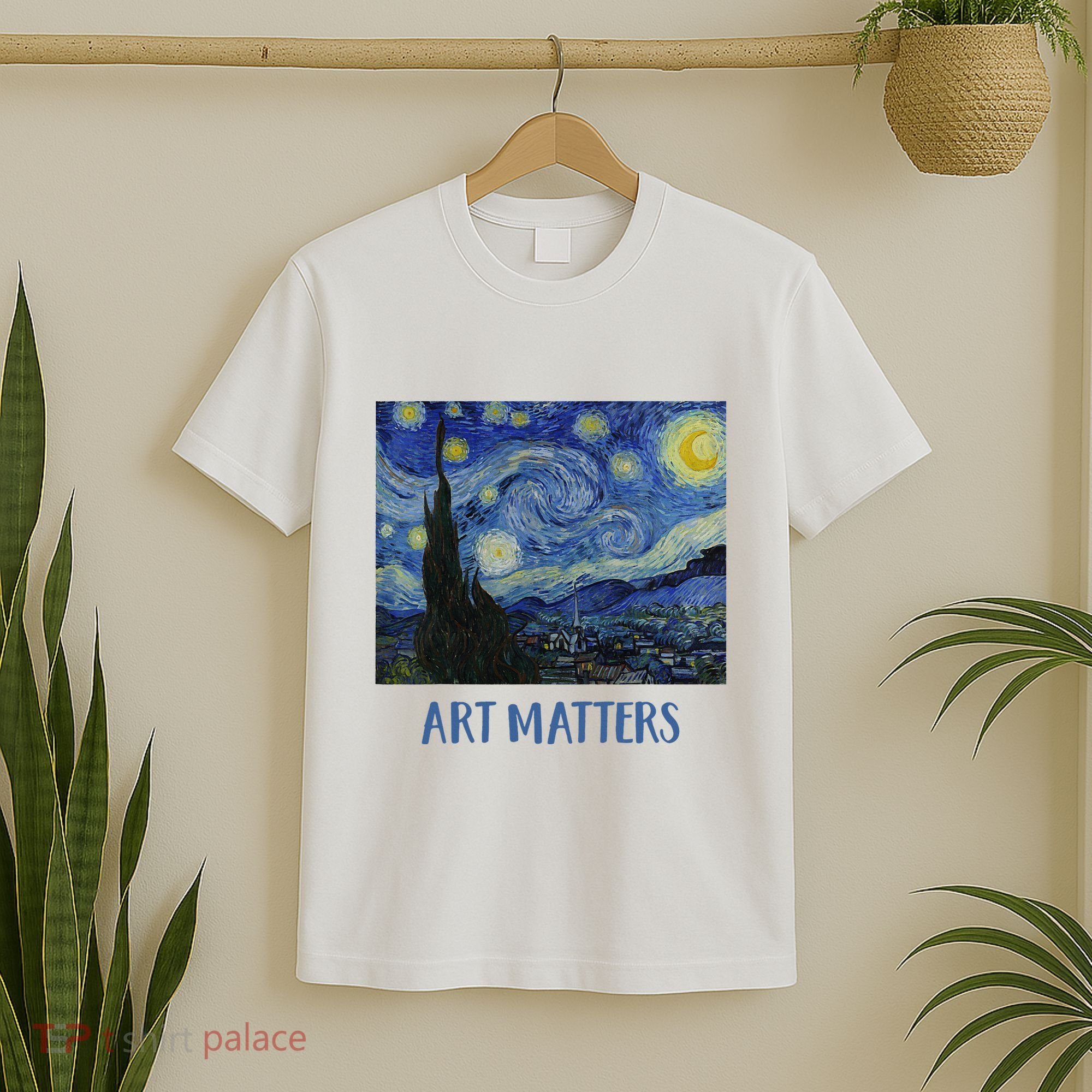 Starry Night By Vincent Van Gogh Art Matters T-Shirt