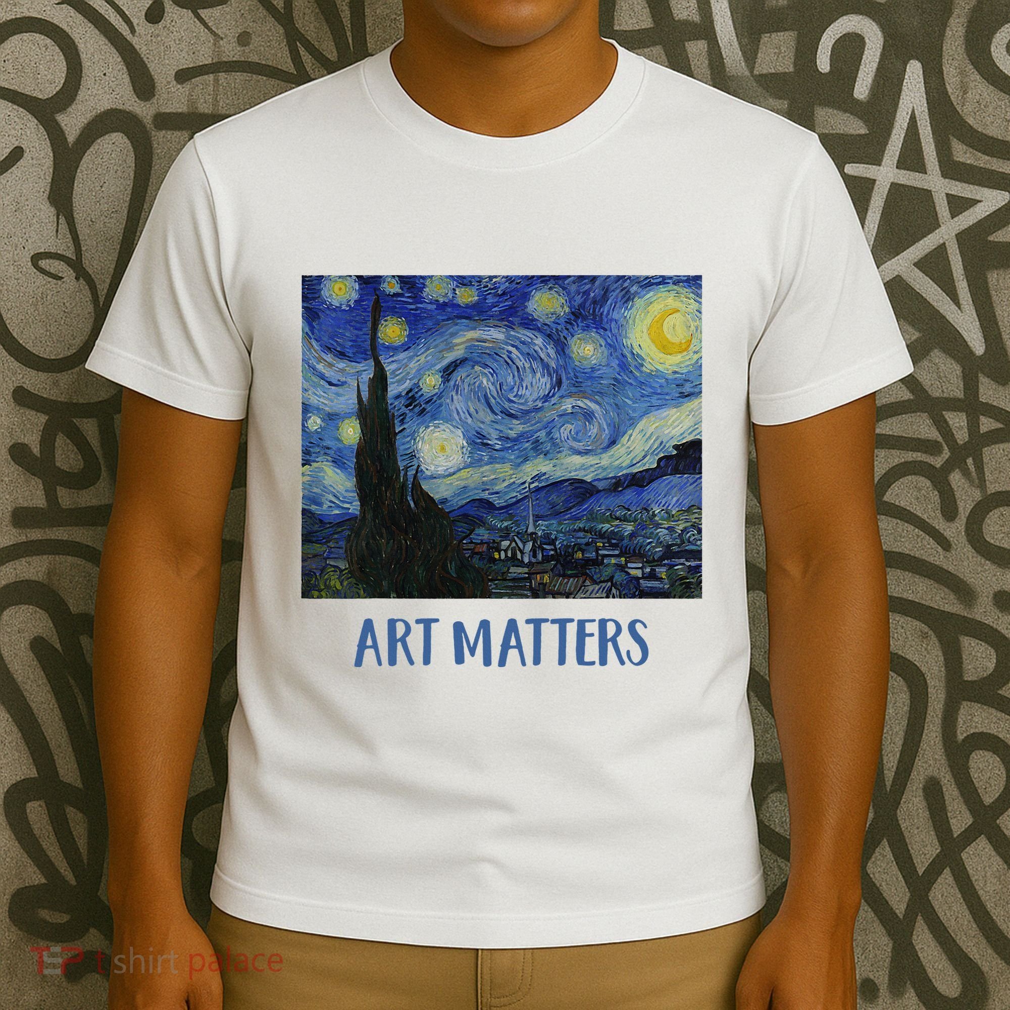 Starry Night By Vincent Van Gogh Art Matters T-Shirt