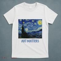 Starry Night By Vincent Van Gogh Art Matters T-Shirt thumb 5