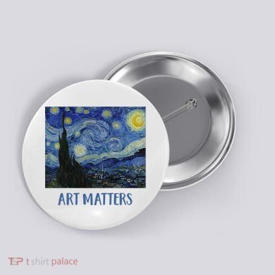 Starry Night By Vincent Van Gogh Art Matters Button