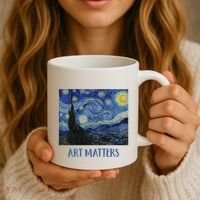 Starry Night By Vincent Van Gogh Art Matters Coffee Mug thumb 3