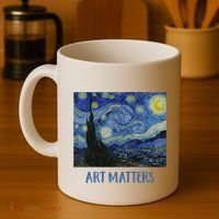 Starry Night By Vincent Van Gogh Art Matters Coffee Mug thumb 4
