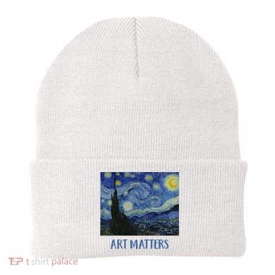 Starry Night By Vincent Van Gogh Art Matters Beanie