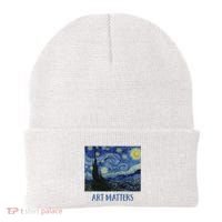 Starry Night By Vincent Van Gogh Art Matters Beanie thumb 0