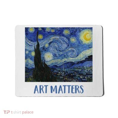 Starry Night By Vincent Van Gogh Art Matters Mousepad