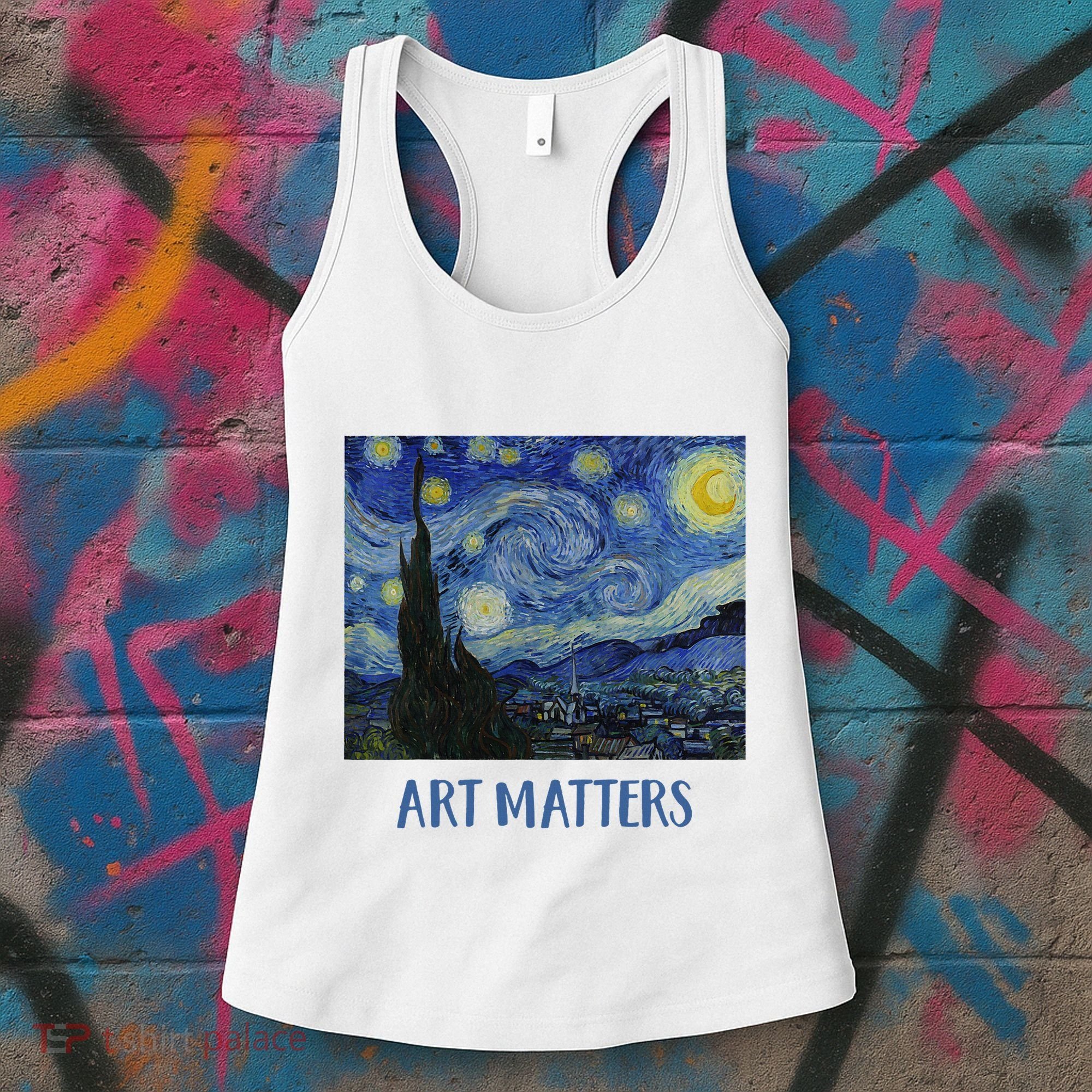 Starry Night By Vincent Van Gogh Art Matters Women's Tank Top