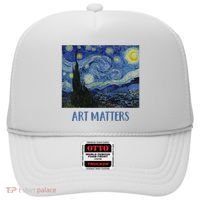 Starry Night By Vincent Van Gogh Art Matters Hat thumb 0