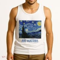 Starry Night By Vincent Van Gogh Art Matters Tank Top thumb 3
