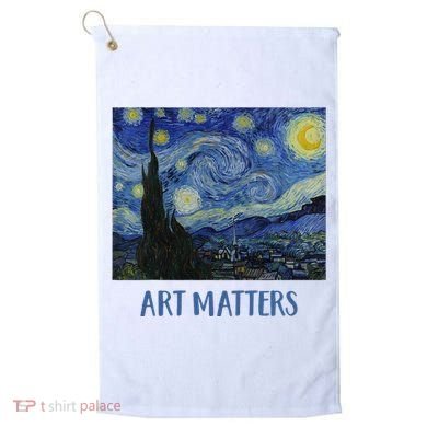 Starry Night By Vincent Van Gogh Art Matters Golf Towel