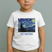 Starry Night By Vincent Van Gogh Art Matters Toddler T-Shirt thumb 2