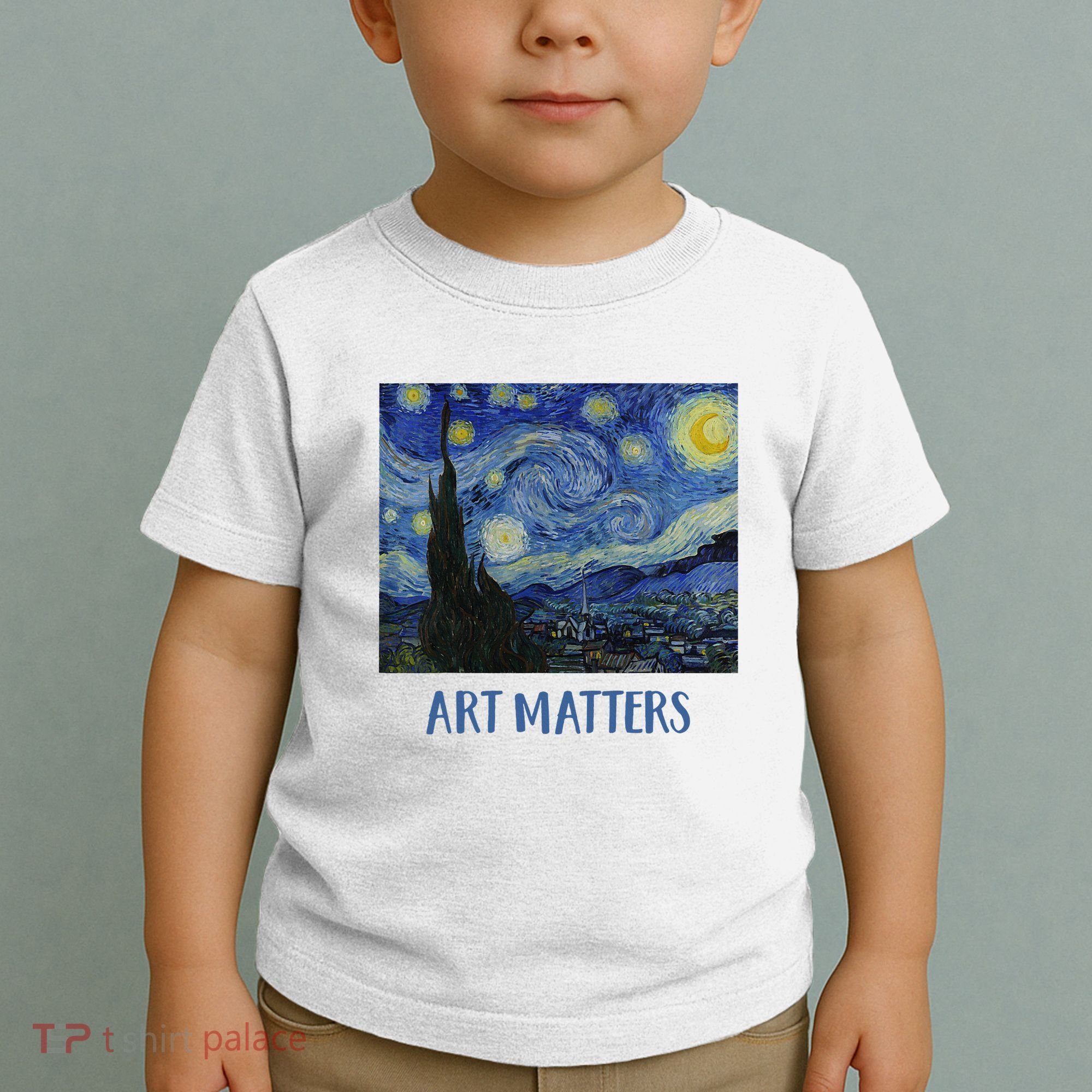 Starry Night By Vincent Van Gogh Art Matters Toddler T-Shirt