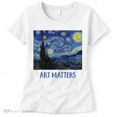 Starry Night By Vincent Van Gogh Art Matters Women's T-Shirt