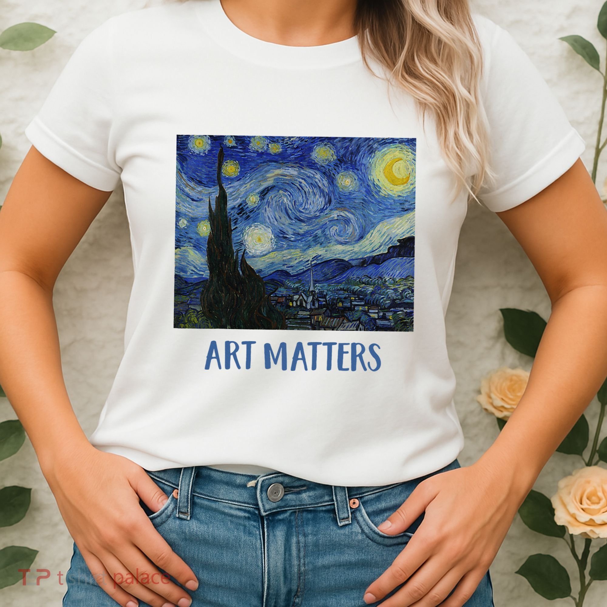 Starry Night By Vincent Van Gogh Art Matters Women's T-Shirt