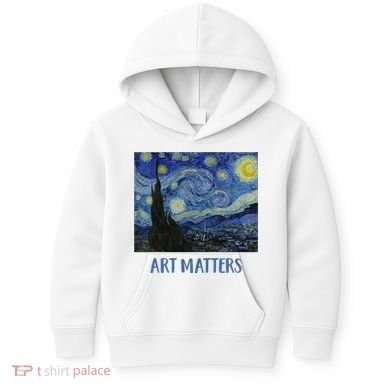 Starry Night By Vincent Van Gogh Art Matters Kids Hoodie
