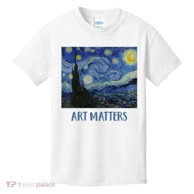 Starry Night By Vincent Van Gogh Art Matters Kids T-Shirt