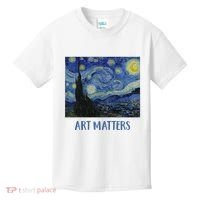 Starry Night By Vincent Van Gogh Art Matters Kids T-Shirt thumb 0