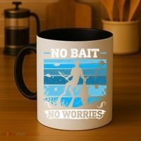 Spearfishing No Bait No Problem Dive Fish Hunt Spear Fishes Gift Coffee Mug thumb 4