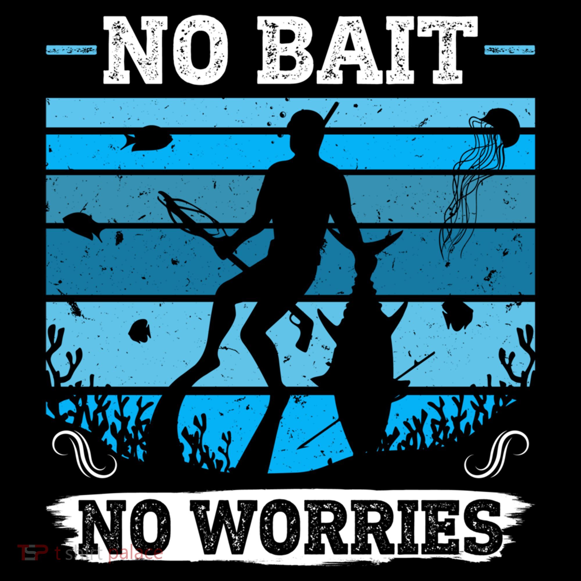 Spearfishing No Bait No Problem Dive Fish Hunt Spear Fishes Gift Coffee Mug