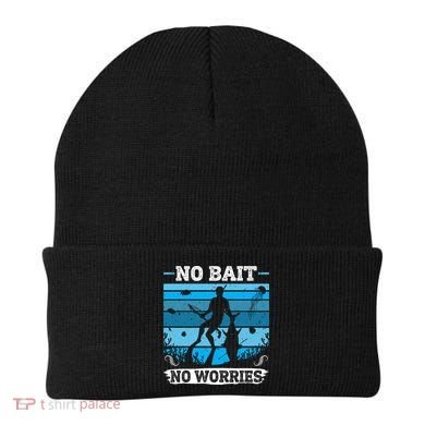 Spearfishing No Bait No Problem Dive Fish Hunt Spear Fishes Gift Beanie