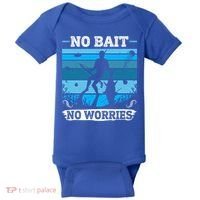 Spearfishing No Bait No Problem Dive Fish Hunt Spear Fishes Gift Baby Bodysuit thumb 0