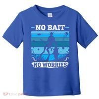 Spearfishing No Bait No Problem Dive Fish Hunt Spear Fishes Gift Toddler T-Shirt thumb 0