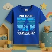 Spearfishing No Bait No Problem Dive Fish Hunt Spear Fishes Gift Toddler T-Shirt thumb 3
