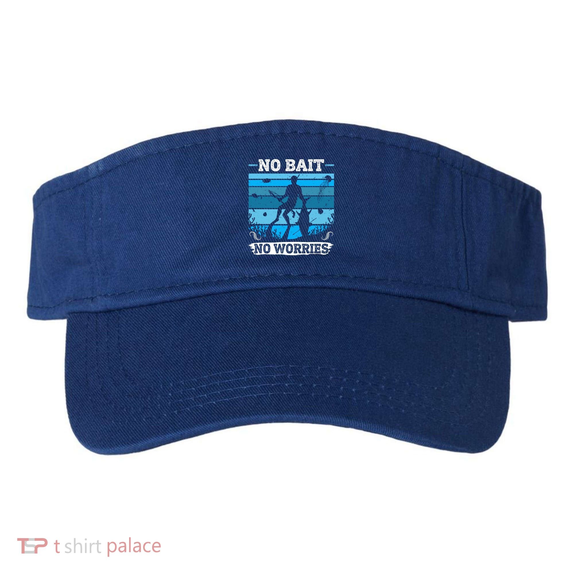 Spearfishing No Bait No Problem Dive Fish Hunt Spear Fishes Gift Visor