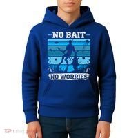 Spearfishing No Bait No Problem Dive Fish Hunt Spear Fishes Gift Kids Hoodie thumb 4
