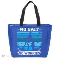 Spearfishing No Bait No Problem Dive Fish Hunt Spear Fishes Gift Tote Bag thumb 0