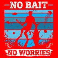 Spearfishing No Bait No Problem Dive Fish Hunt Spear Fishes Gift Santa Hat thumb 1