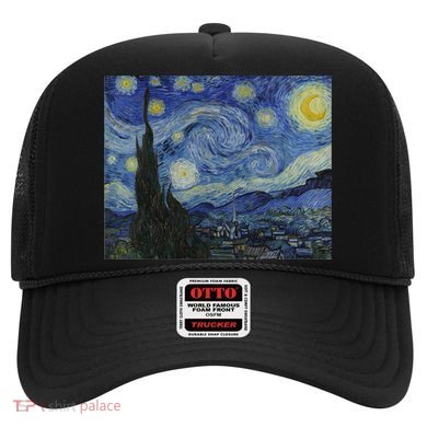 Starry Night By Vincent Van Gogh Famous Painting Gift Hat