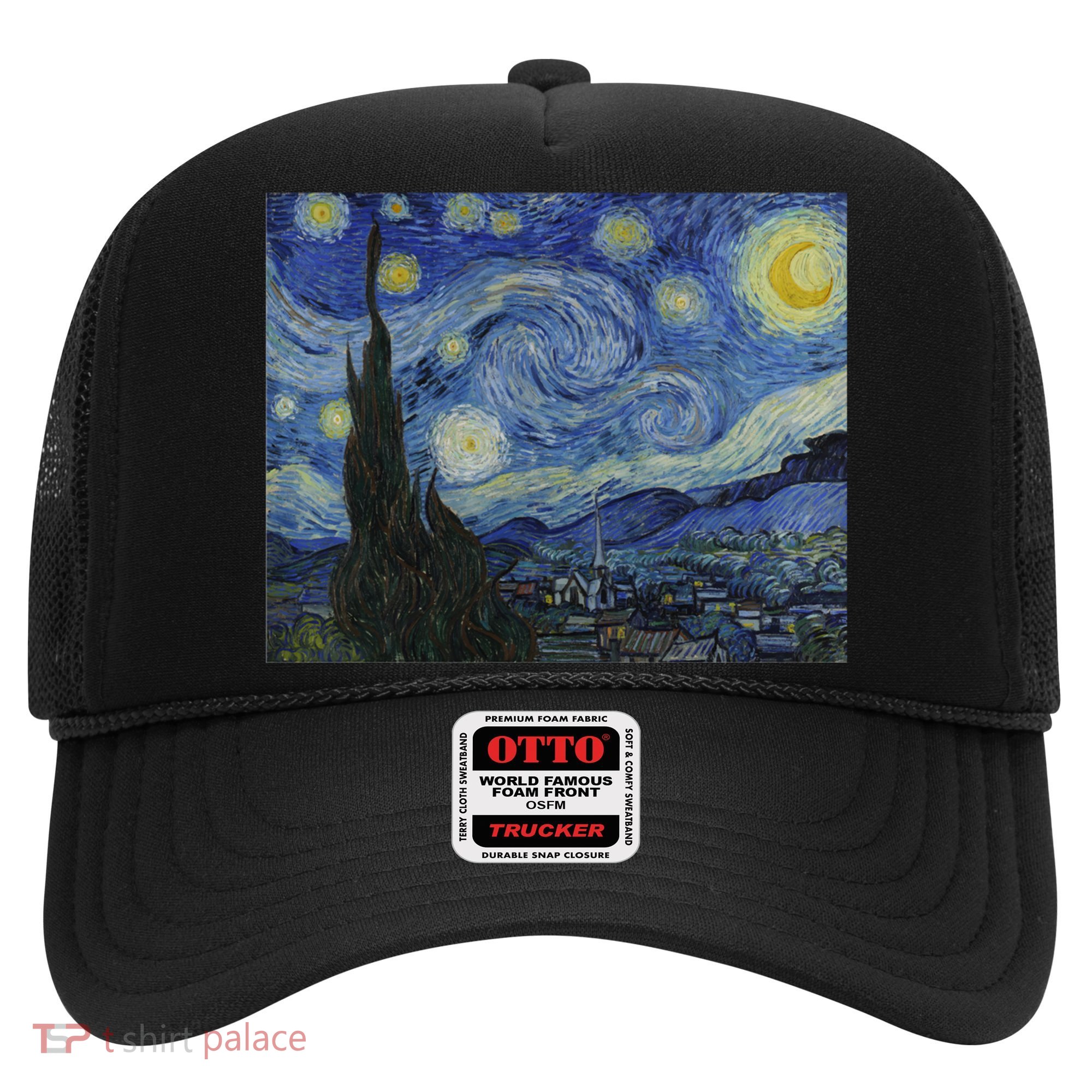Starry Night By Vincent Van Gogh Famous Painting Gift Hat
