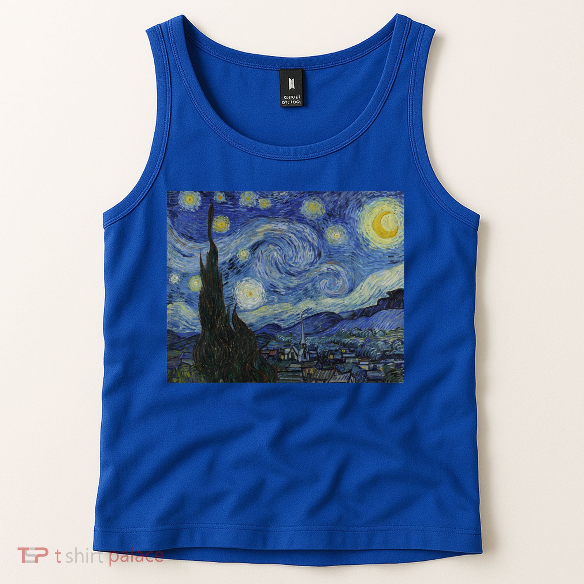 Starry Night By Vincent Van Gogh Famous Painting Gift Tank Top