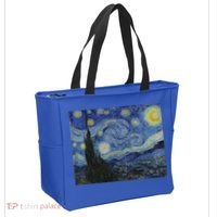 Starry Night By Vincent Van Gogh Famous Painting Gift Tote Bag thumb 2