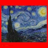 Starry Night By Vincent Van Gogh Famous Painting Gift Santa Hat thumb 1