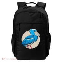 Shoebill National Bird Day Ornithologist Whale Bill Stork Backpack thumb 0