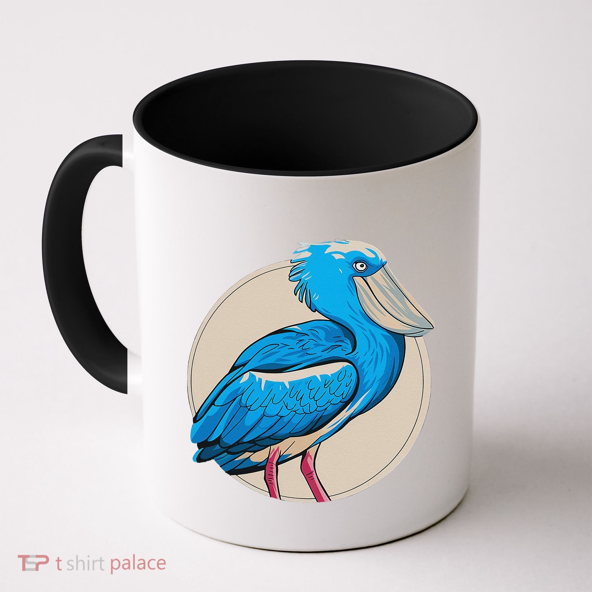 Shoebill National Bird Day Ornithologist Whale Bill Stork Coffee Mug