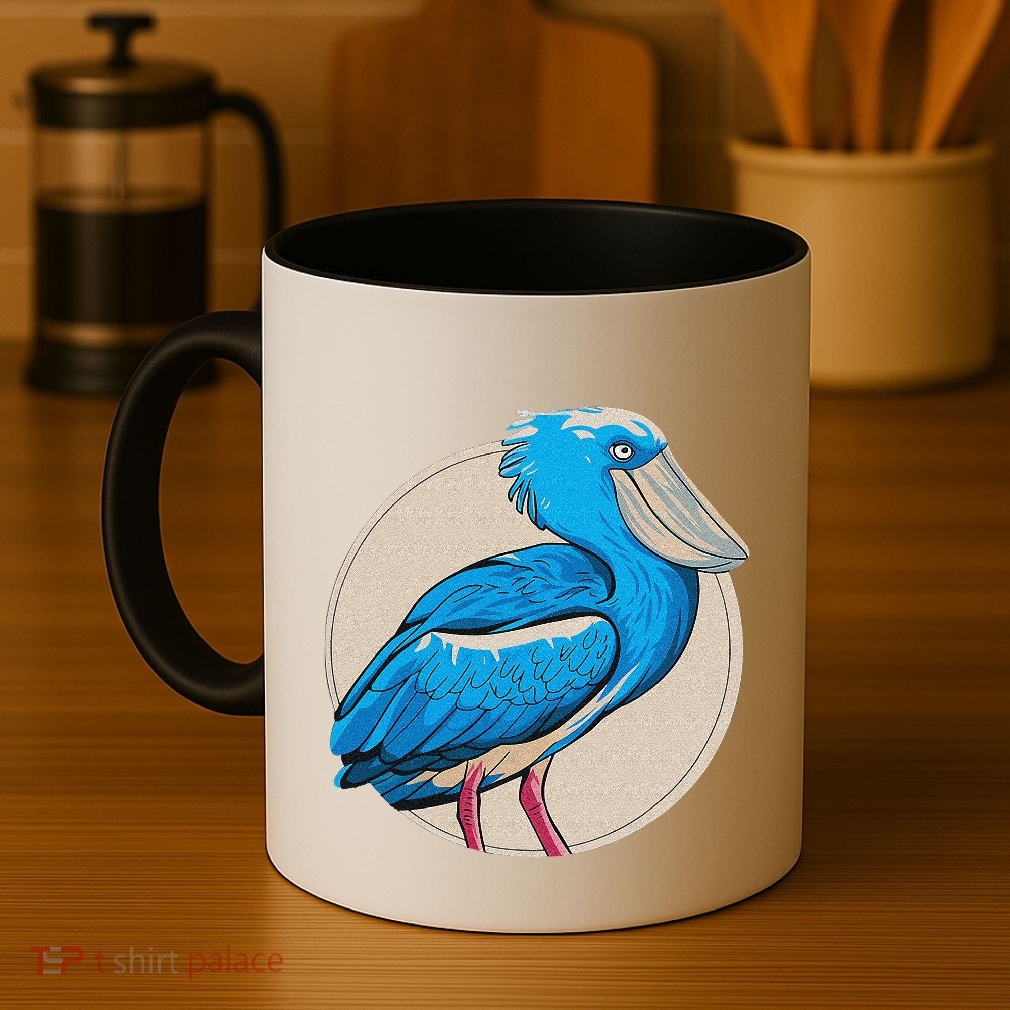 Shoebill National Bird Day Ornithologist Whale Bill Stork Coffee Mug