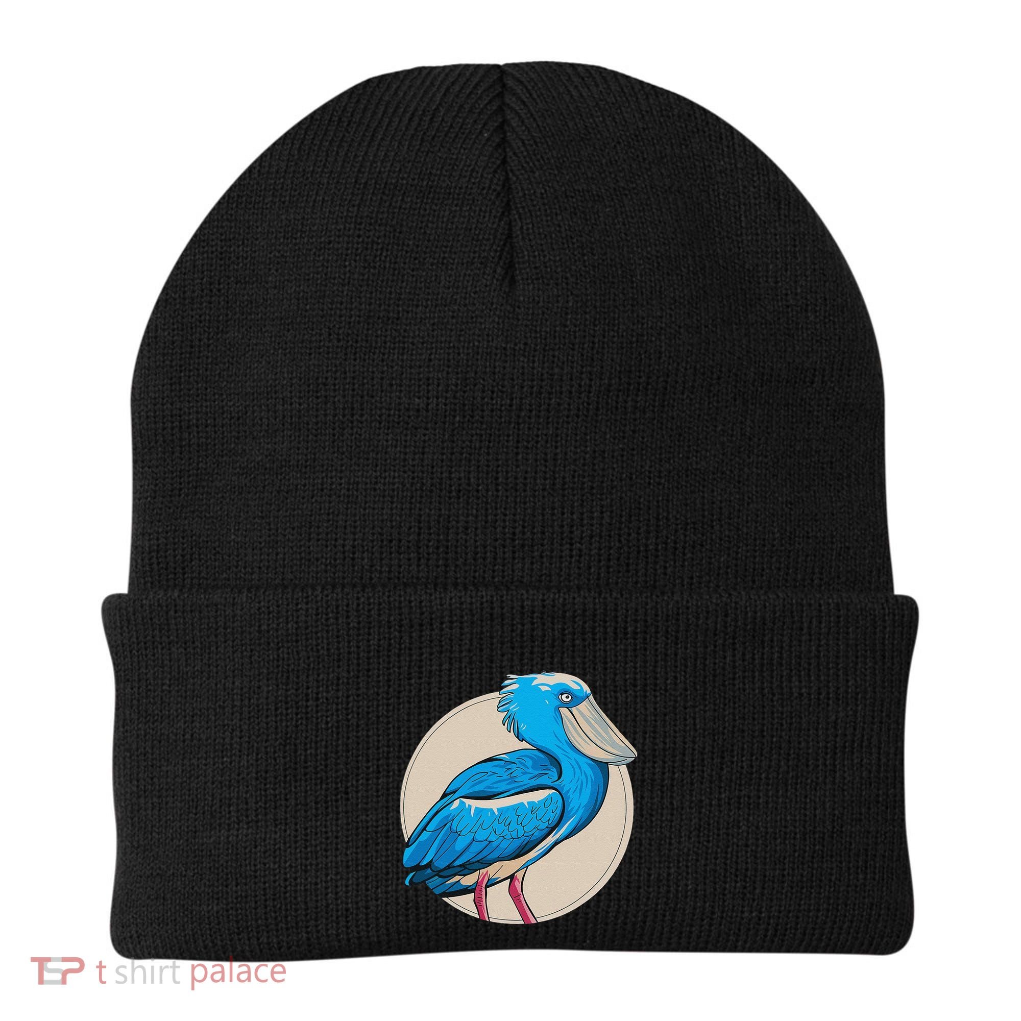 Shoebill National Bird Day Ornithologist Whale Bill Stork Beanie