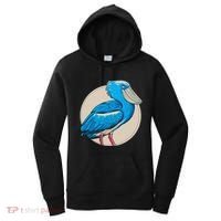 Shoebill National Bird Day Ornithologist Whale Bill Stork Women's Hoodie thumb 0