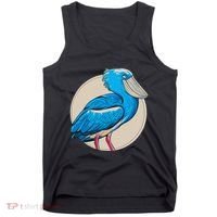 Shoebill National Bird Day Ornithologist Whale Bill Stork Tank Top thumb 0