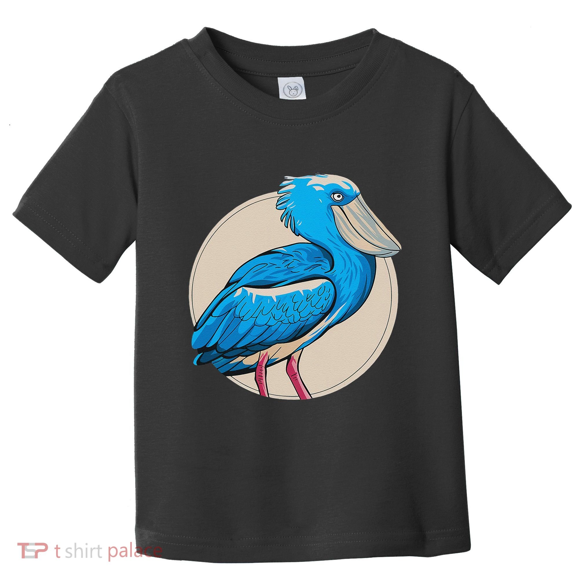 Shoebill National Bird Day Ornithologist Whale Bill Stork Toddler T-Shirt
