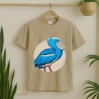 Shoebill National Bird Day Ornithologist Whale Bill Stork T-Shirt thumb 2