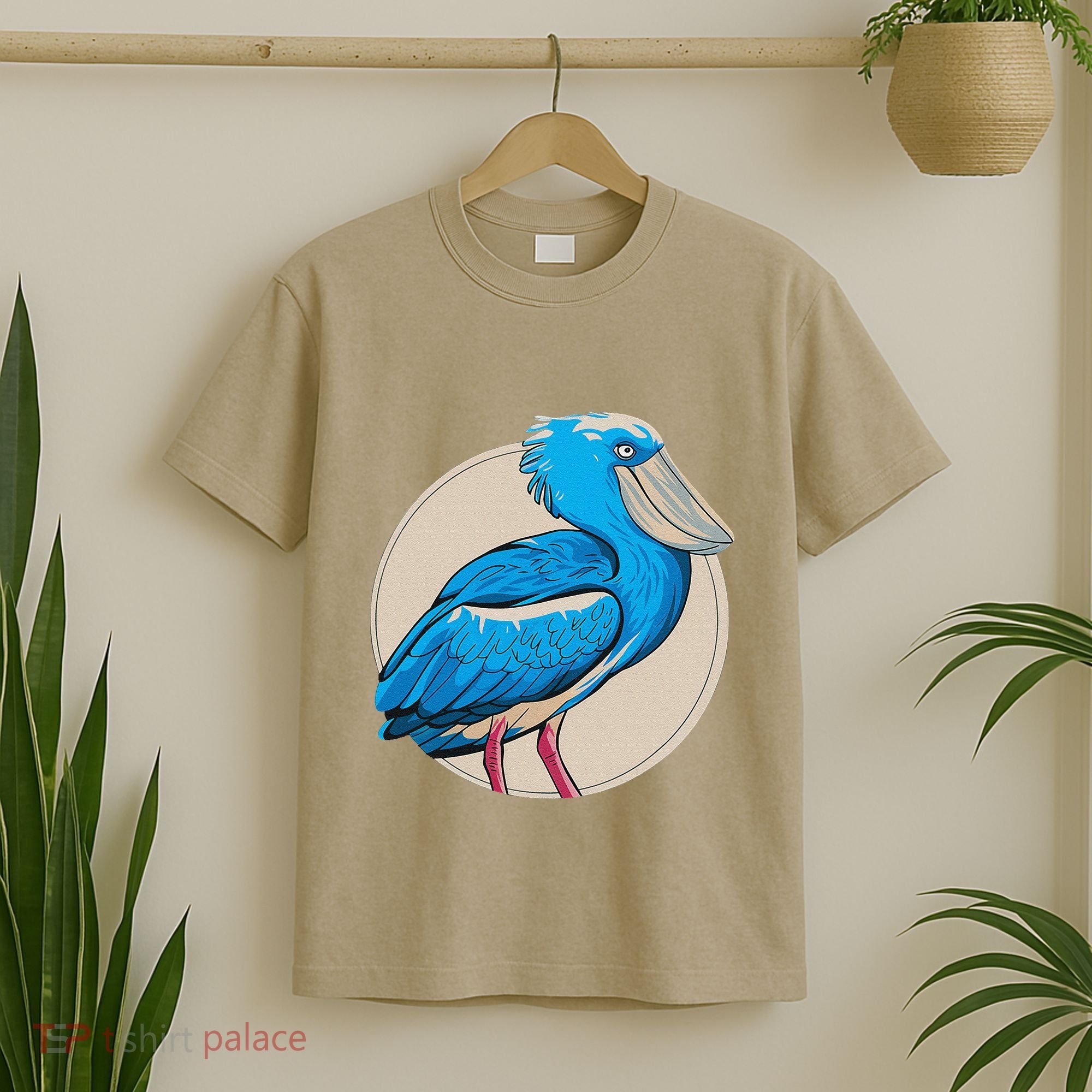 Shoebill National Bird Day Ornithologist Whale Bill Stork T-Shirt