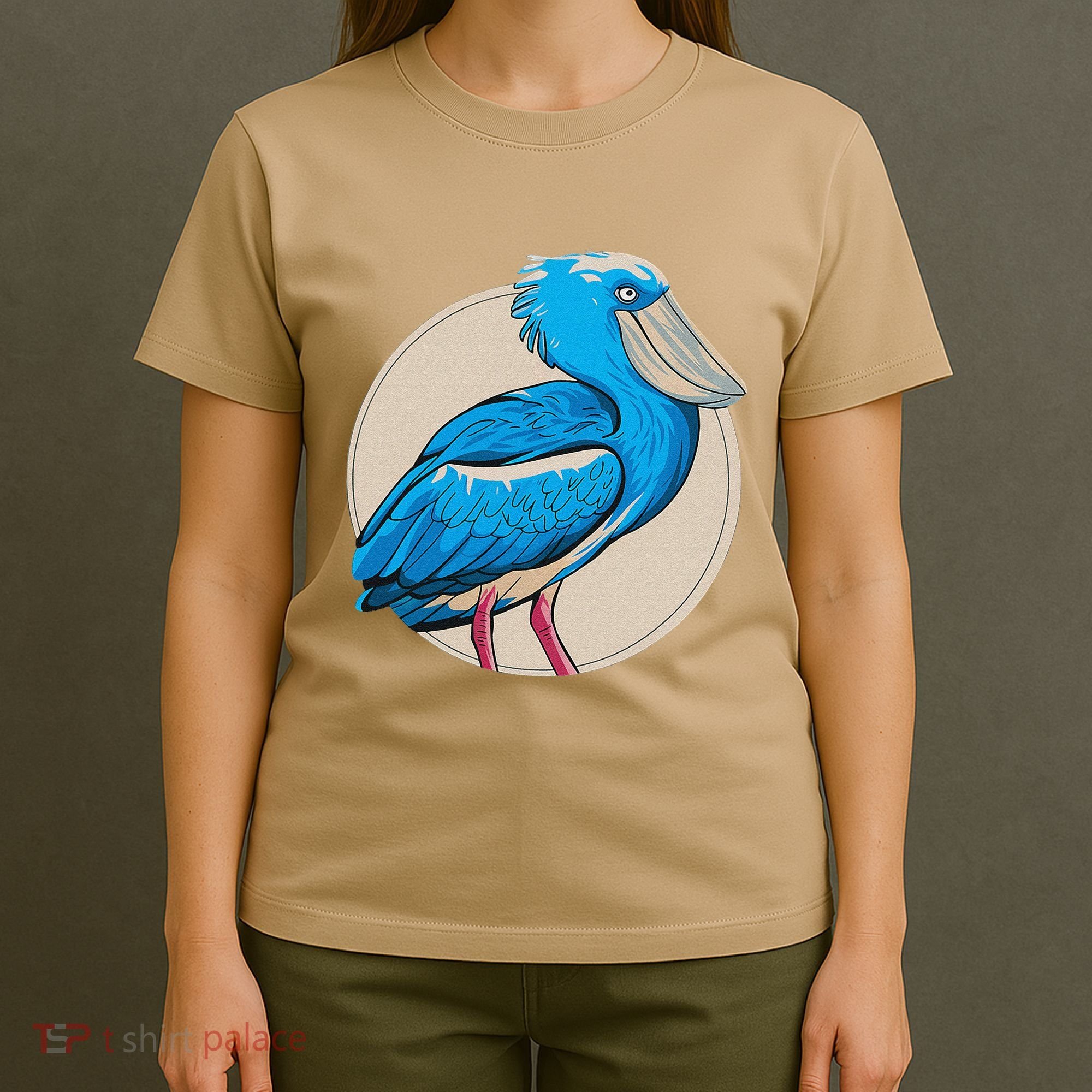 Shoebill National Bird Day Ornithologist Whale Bill Stork T-Shirt